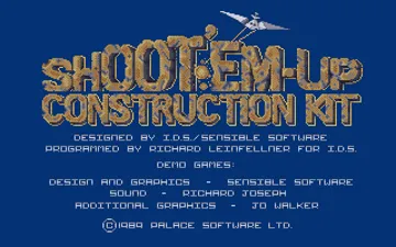 Shoot 'Em-Up Construction Kit_Disk1 screen shot title